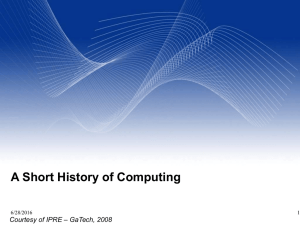 Computing History