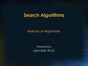 Search Algorithms