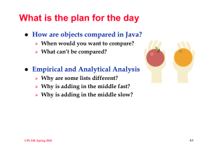 What is the plan for the day Empirical and Analytical Analysis