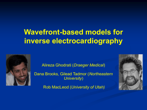 Wavefront based models for inverse electrocardiography (2.4 MB)