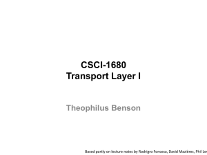 L13 - Transport Layer 1