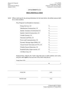 RFP Attachment 4.3.1 Price Proposal Form