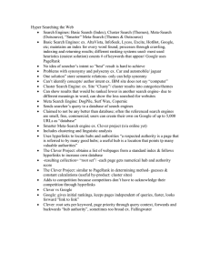 Hyper Searching the Web (Outsource), “Smarter” Meta-Search (Themes &amp; Outsource)
