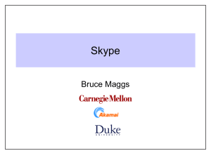 Skype Bruce Maggs