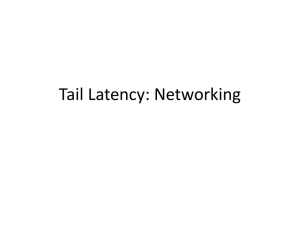 Tail Latency: Networking