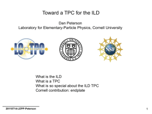 Toward a TPC for the ILD