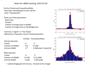 Notes for xBSM meeting, 2012-01-05