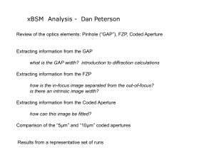 xBSM  Analysis - Dan Peterson