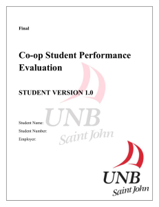 Final Evaluation (Student)