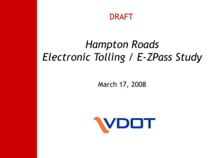electronic tolling march 17 report
