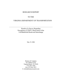 vdot - battlefield benchmark report 5-06