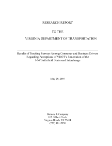 vdot - battlefield consolidated report track 2 5-07