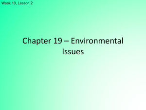 Environmental Issues Powerpoint