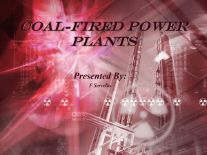 Coal Fired Power Stations