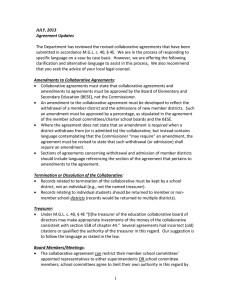 Agreement Clarification