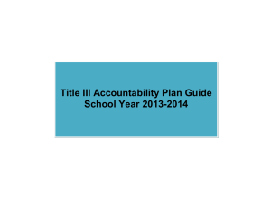 TitleIII Guide