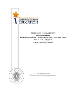 COORDINATED PROGRAM REVIEW MID-CYCLE REPORT