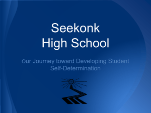 journey toward self determination seekonk