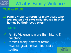 Family Violence and the Workplace quiz