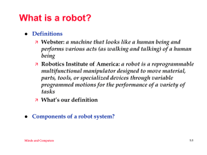 What is a robot?