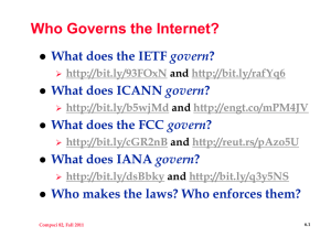 Who Governs the Internet? govern
