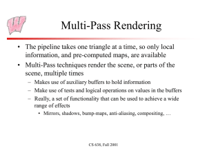 Multi-pass rendering