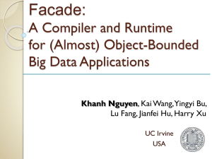 Facade: A Compiler and Runtime for (Almost) Object-Bounded Big Data Applications