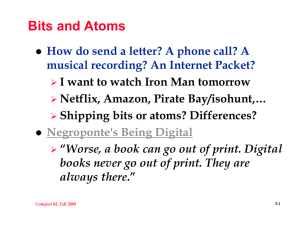 Bits and Atoms