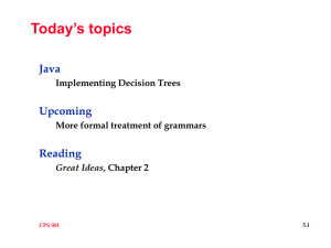 Today’s topics Java Upcoming Reading