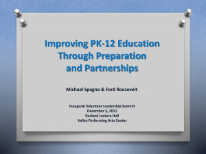 Download the Improving PK–12 Education presentation (PowerPoint)