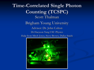 "Time-Correlated Single Photon Counting"