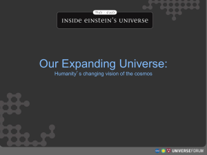 Evidence for Expanding Universe Powerpoint