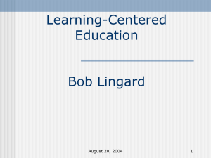 Active Learning Presentation by Robert Lingard