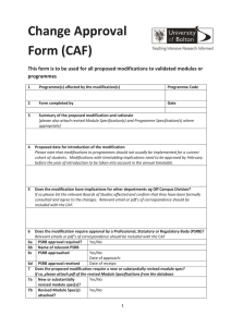 Change Approval Form 2015-16