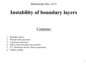4. Instability of boundary layers.ppt