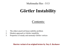 5. Goertler instability.ppt