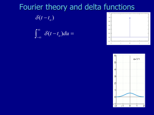 471/Lectures/notes/lecture 21 Convolution, delta function, FT.pptx