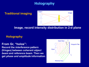 Lectures/notes/lecture 35 Holography.pptx