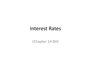 Interest Rates and Cost Benefit Analysis.