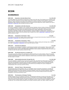 ECON ECONOMICS 2012-2013  Calendar Proof