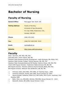 Bachelor of Nursing