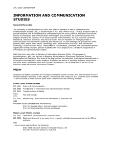 Information and Communication Studies