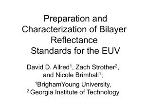 Preparation and Characterization of Bilayer Reflectance Standards for the EUV