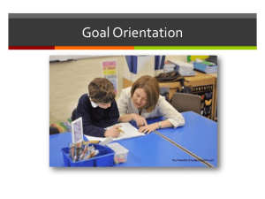 Goal Orientation