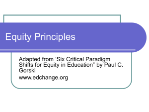 Equity Principles 1 2