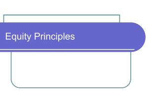 Equity Principles 3