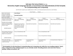 Common Core Template