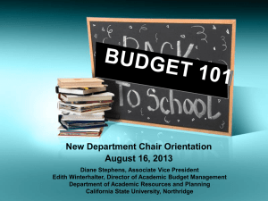 Budget 101 - August 16, 2013 (.ppt)