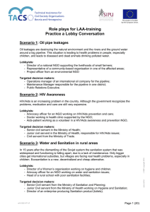 Role Plays for Practicing a Lobby Conversation