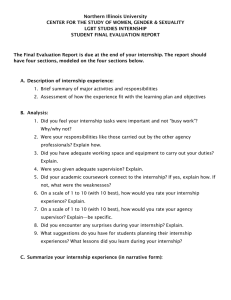 Student Final Evaluation Report Guide